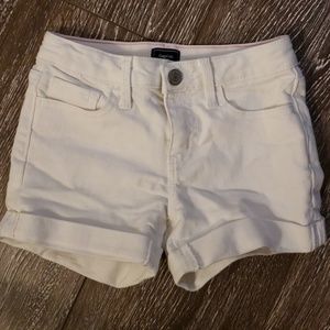 Gap Kids White Denim Jean Shorts